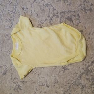 0-3 month short sleeve onesie